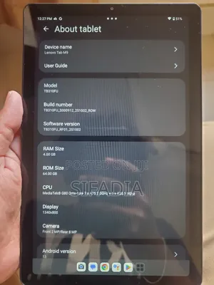 Lenovo Tab M9 64 GB Silver