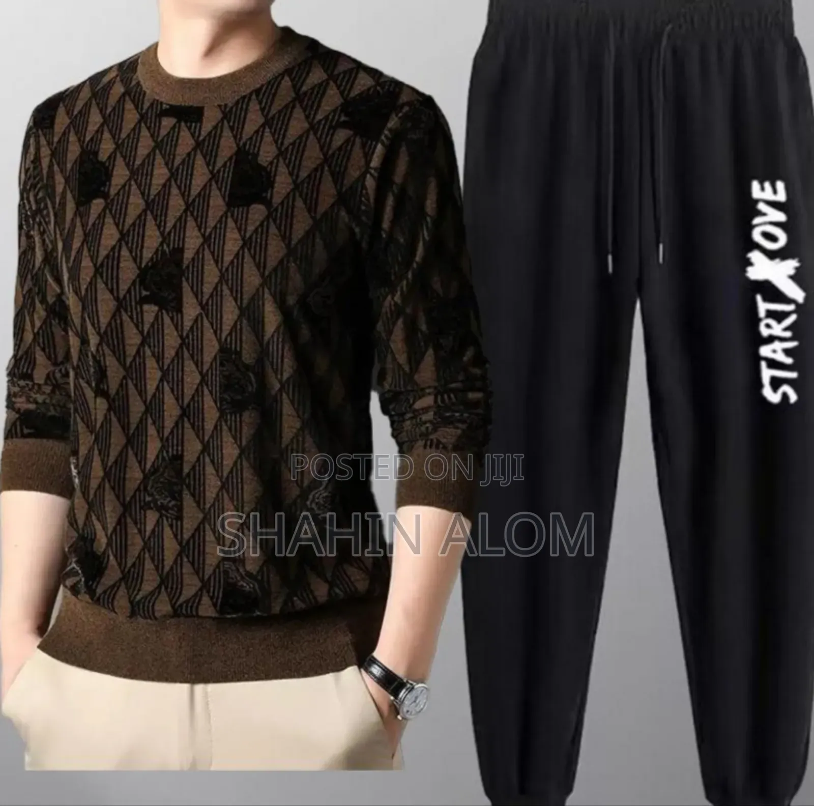 Sublimation Printed T-Shirt and Trouser Combo