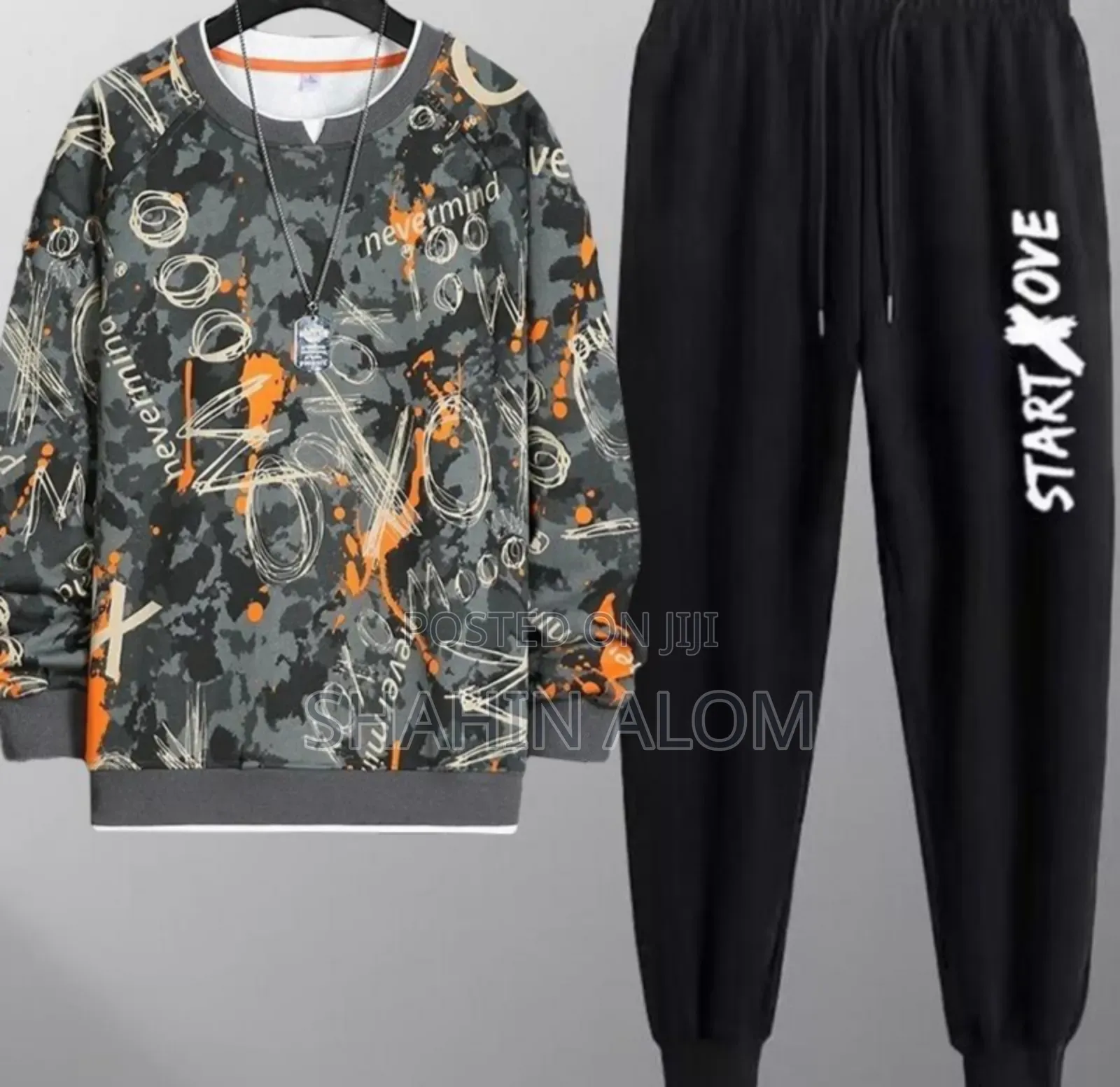 Sublimation Printed T-Shirt and Trouser Combo