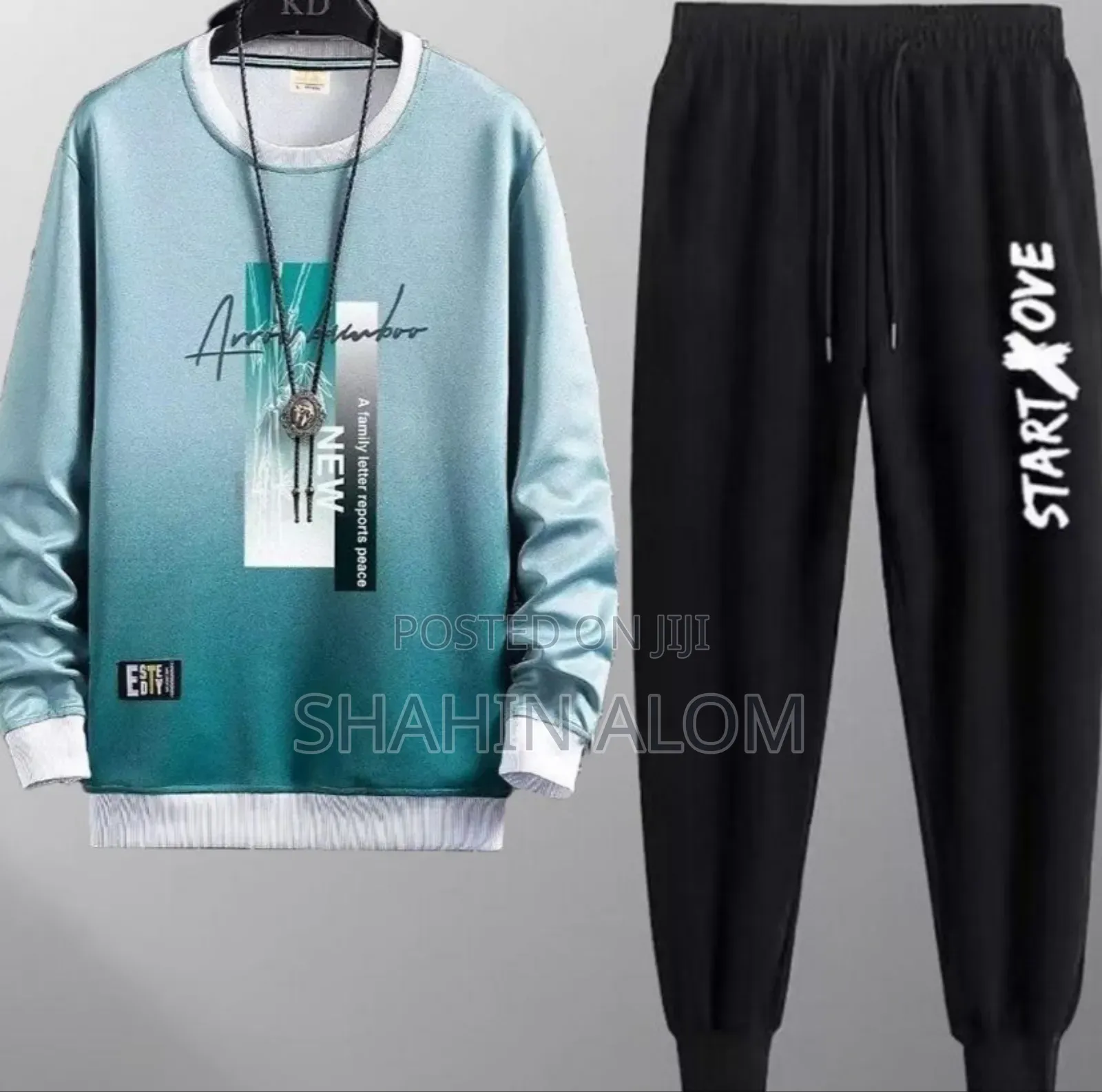 Sublimation Printed T-Shirt and Trouser Combo