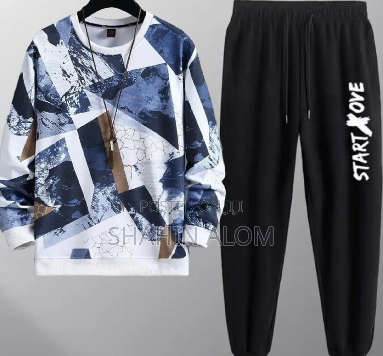 Sublimation Printed T-Shirt and Trouser Combo