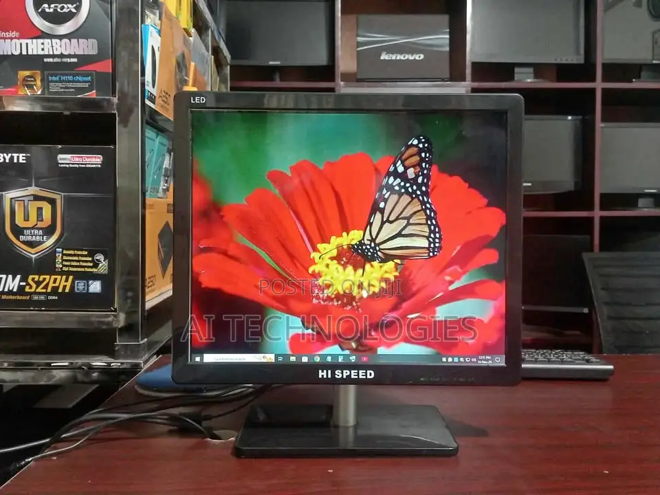 Hi Speed 17" Wide Led Monitor – Super Bright Sharp Visuals