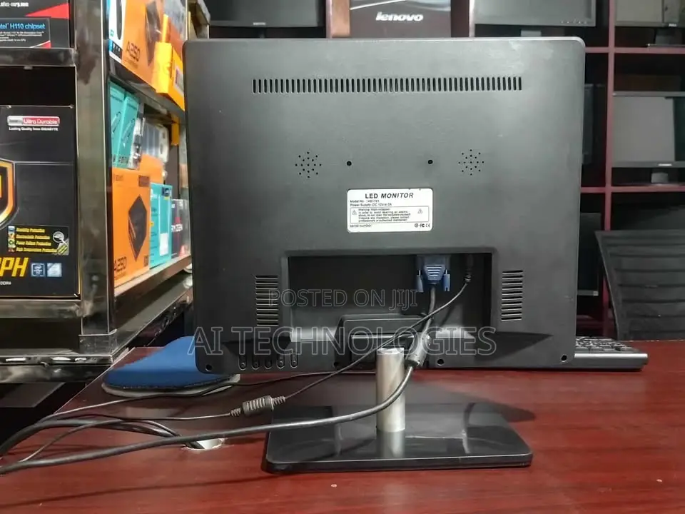 Hi Speed 17" Wide Led Monitor – Super Bright Sharp Visuals