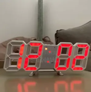 3d Led Digital Wall Clock