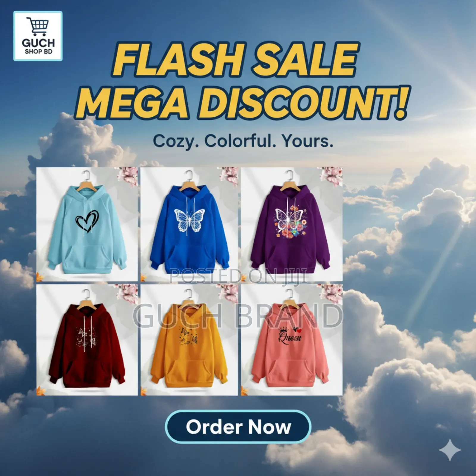 প্রিমিয়াম কম্ফোর্টেবল লেডিস উইন্টার হুডি