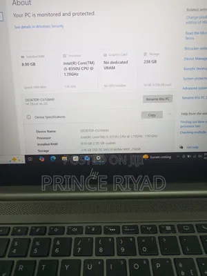 Laptop HP ZBook 14u G5 8GB Intel Core I5 SSD 256GB