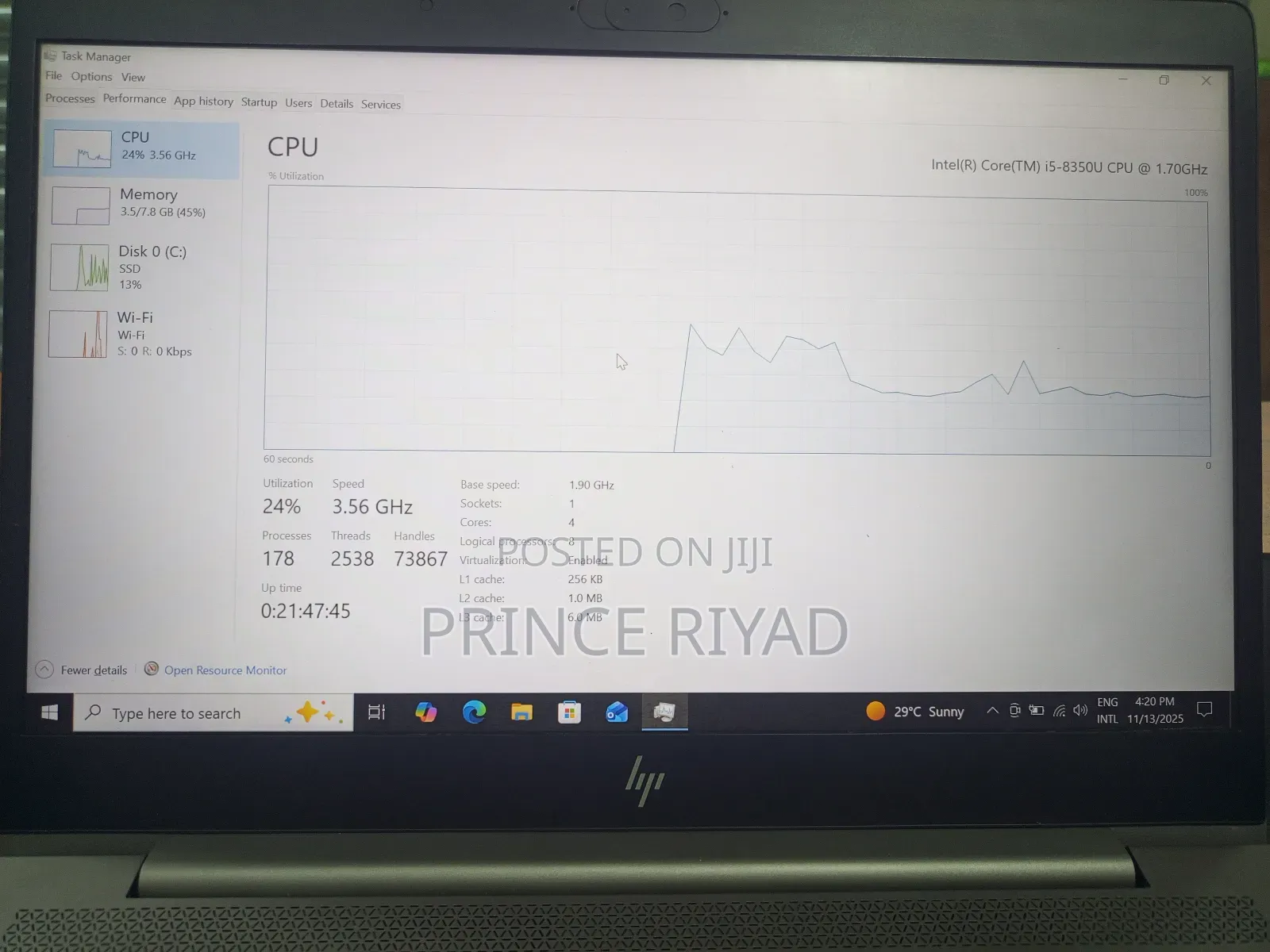 Laptop HP ZBook 14u G5 8GB Intel Core I5 SSD 256GB