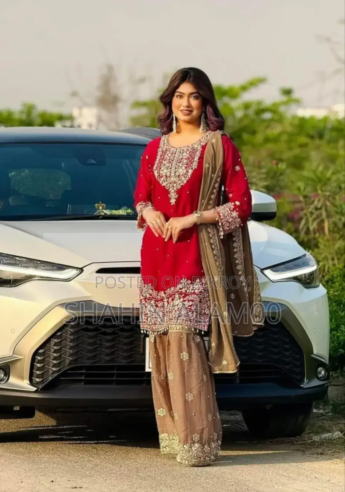 Luxury Gharara Party Dress