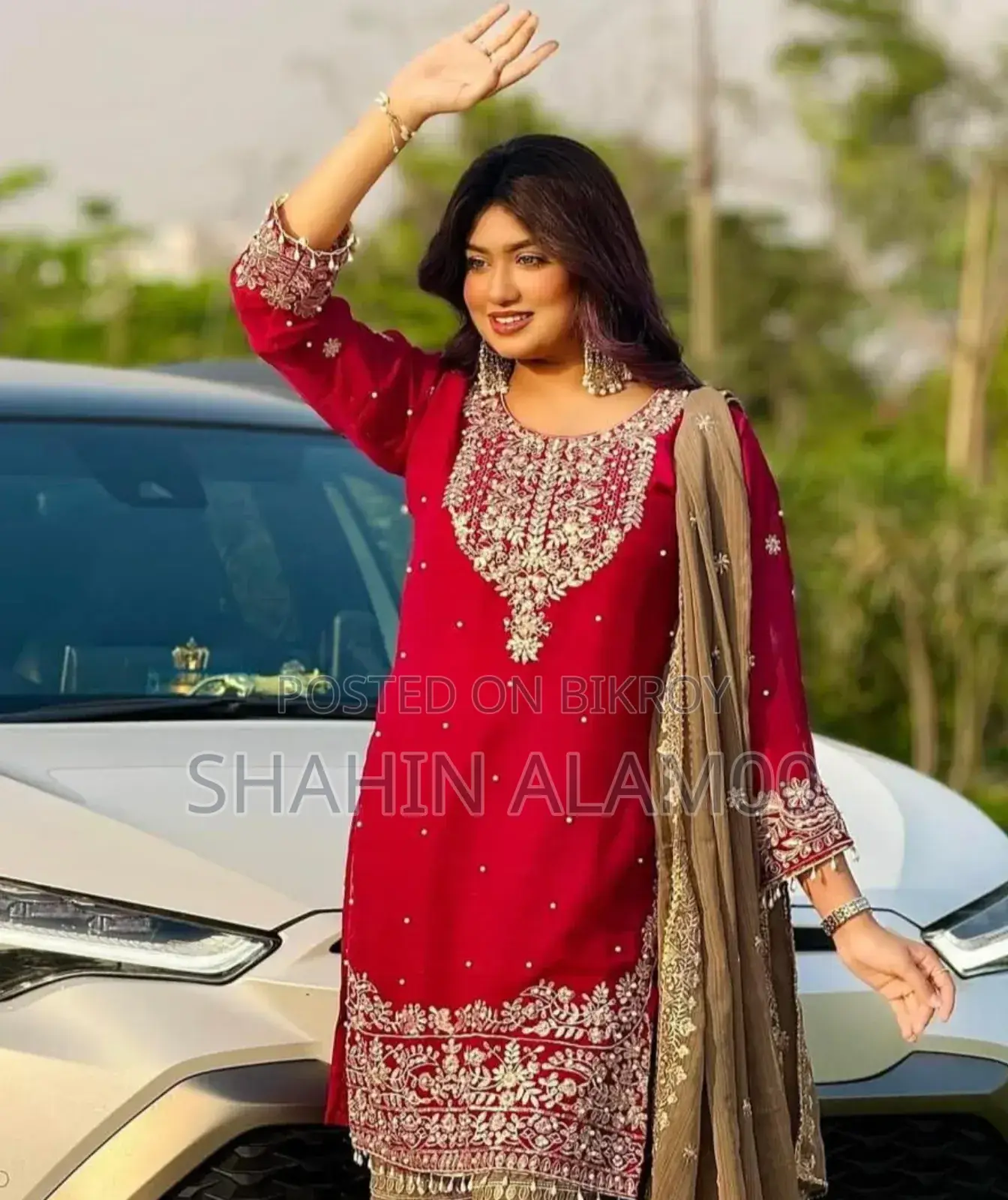 Luxury Gharara Party Dress