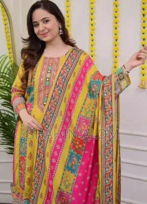 Digital Print 3pis and Hand Work