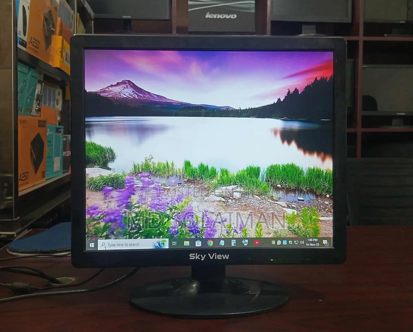 Sky View 17" Wide Screen Monitor – Super Bright Sharp Visuals |