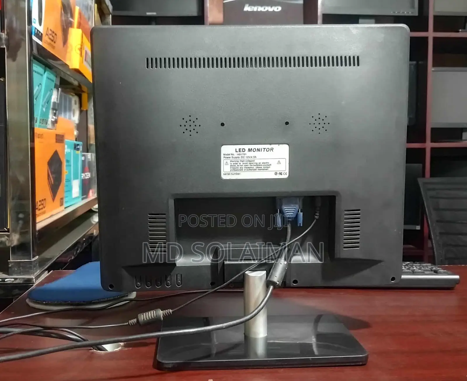 Hi Speed 17" Wide Led Monitor – Super Bright Sharp Visuals