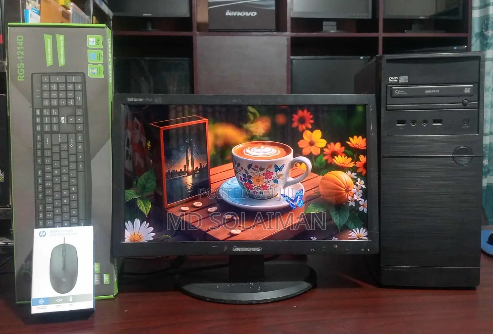 Desktop Computer 4GB Intel Core I3 SSD 128GB