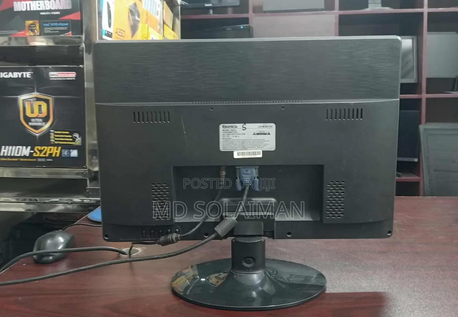 Esonic 19" Led Monitor – Crystal Clear Display | Perfect For Office