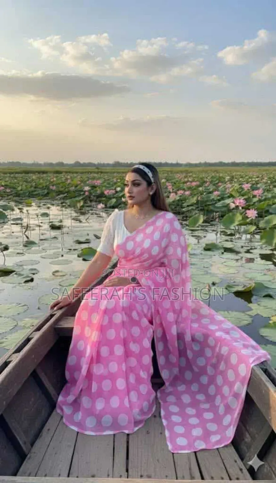 বল প্রিন্ট জর্জেট শাড়ী 
R