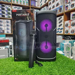 Photo - Kts-2032 Portable Rgb Speaker With Wireless Microphone