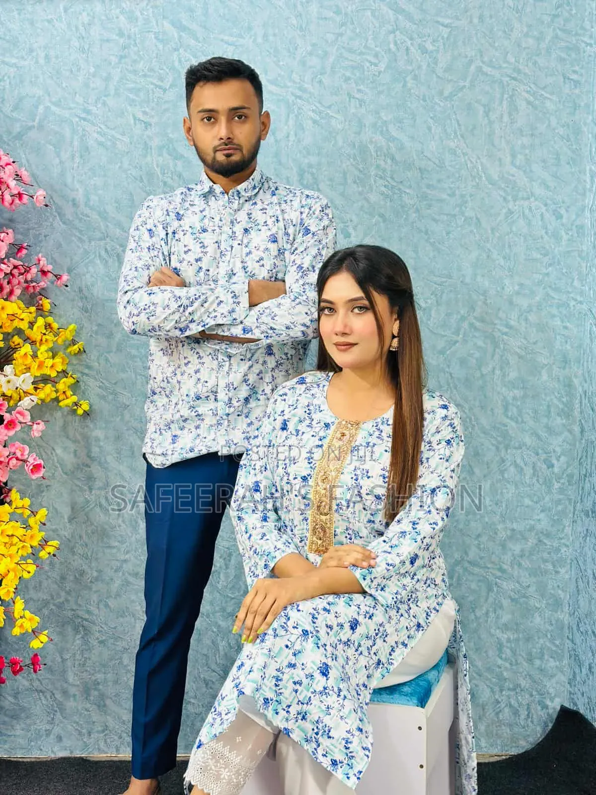 Shirt and 2pis Couple Dress Set R