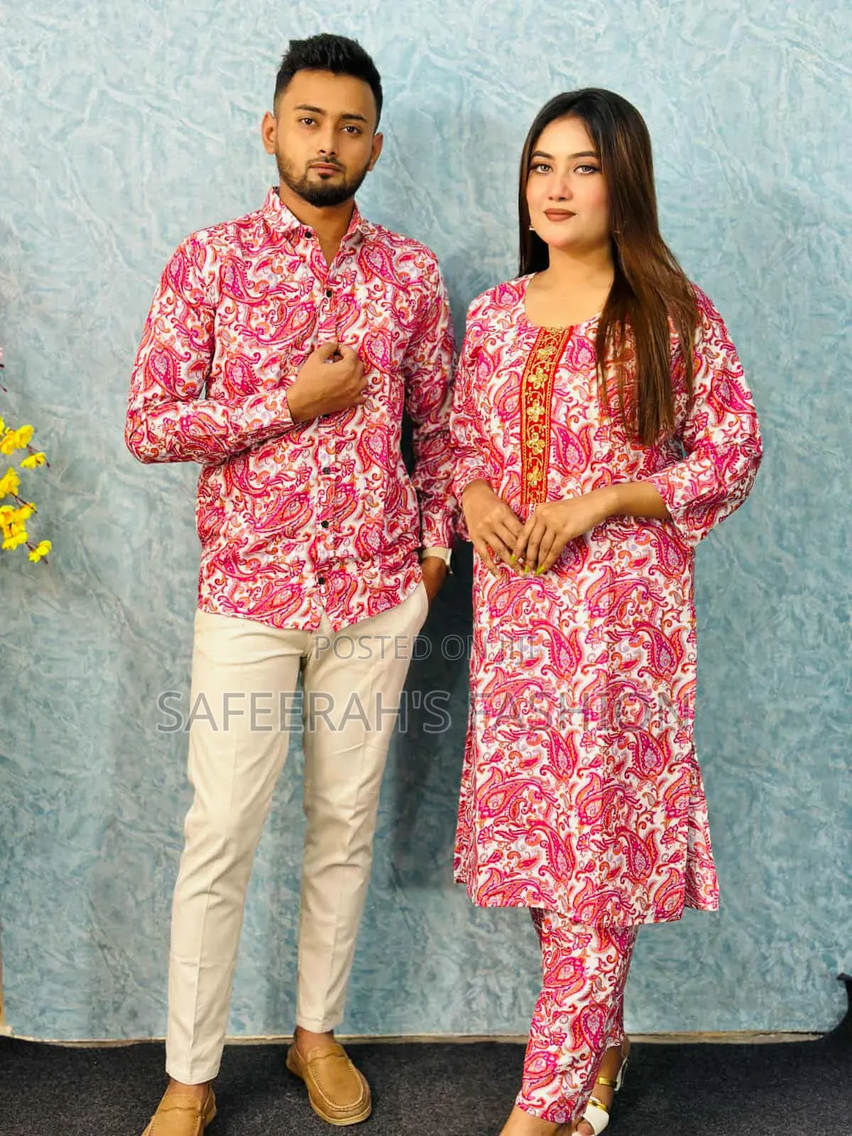 Shirt and 2pis Couple Dress Set R