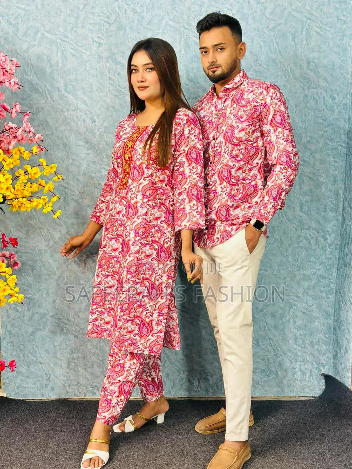 Shirt and 2pis Couple Dress Set R