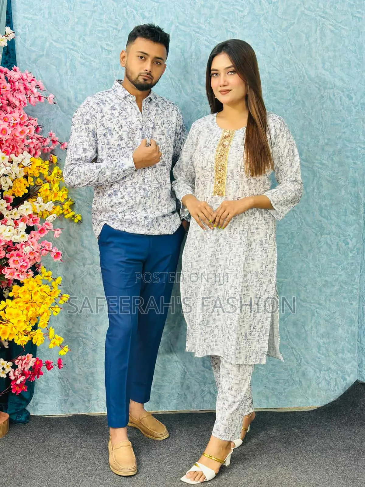 Shirt and 2pis Couple Dress Set R