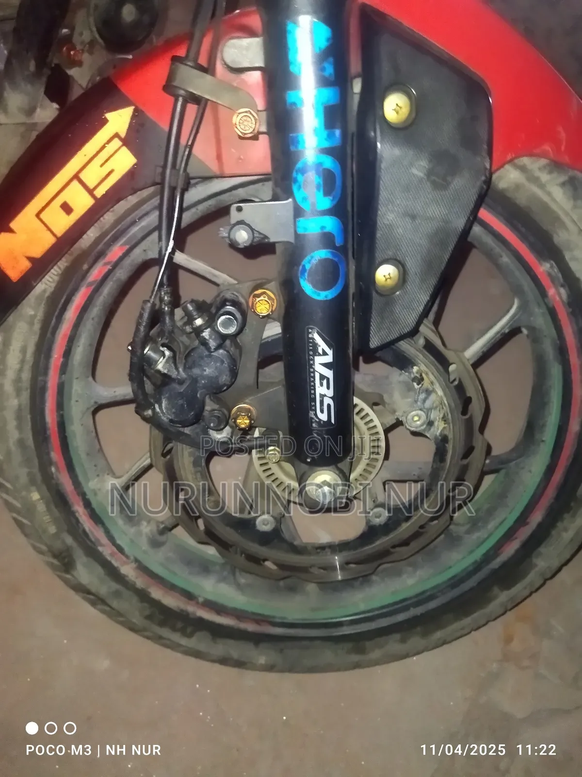 New Hero Thriller 160R 2022 Red