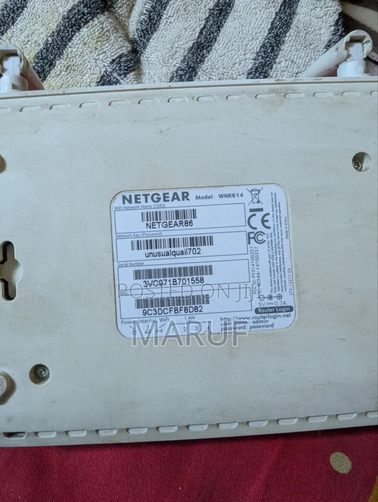 Rougher Netgear Wnr614