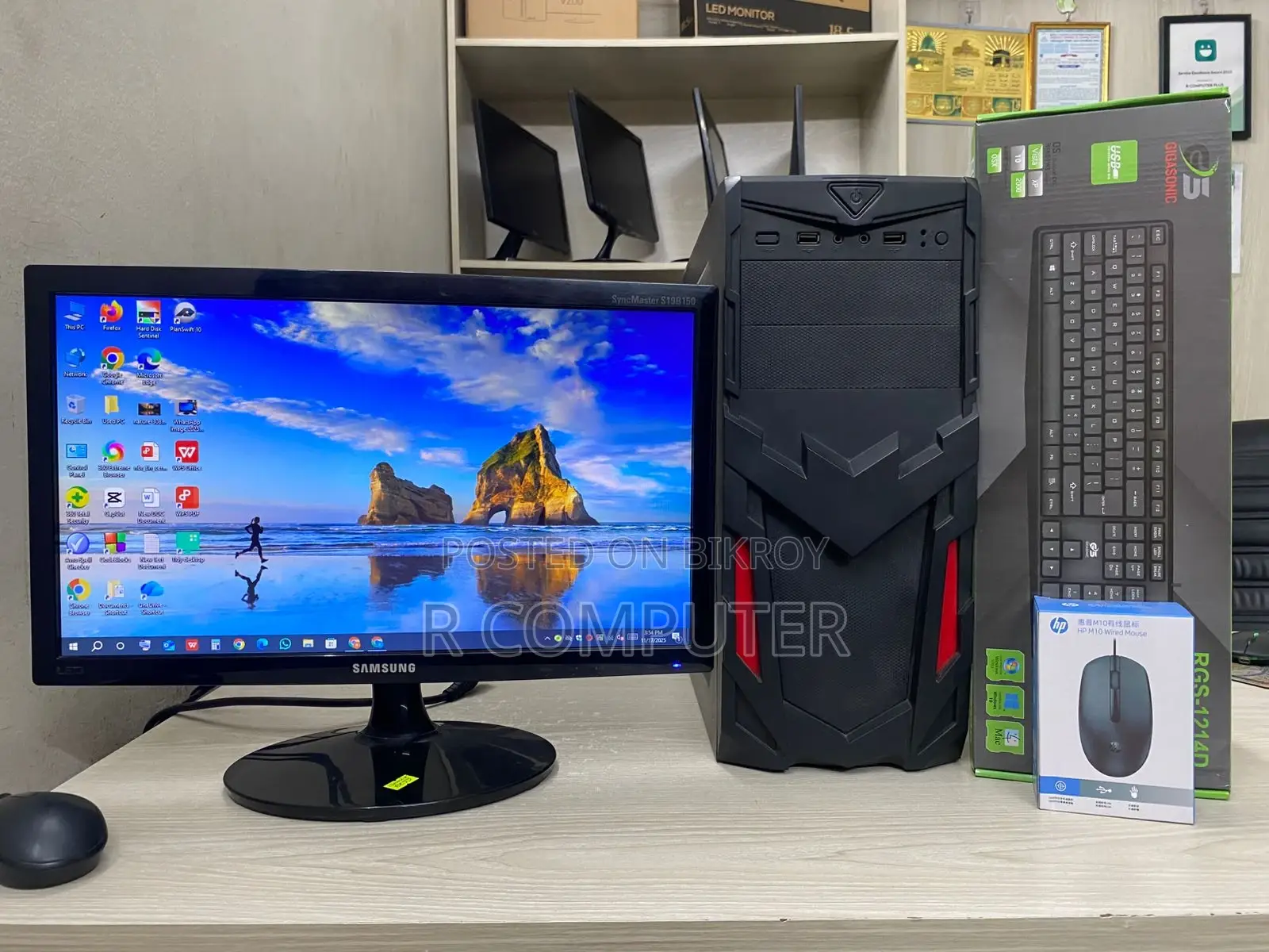 Desktop Computer 4GB Intel Core I3 SSD 128GB
