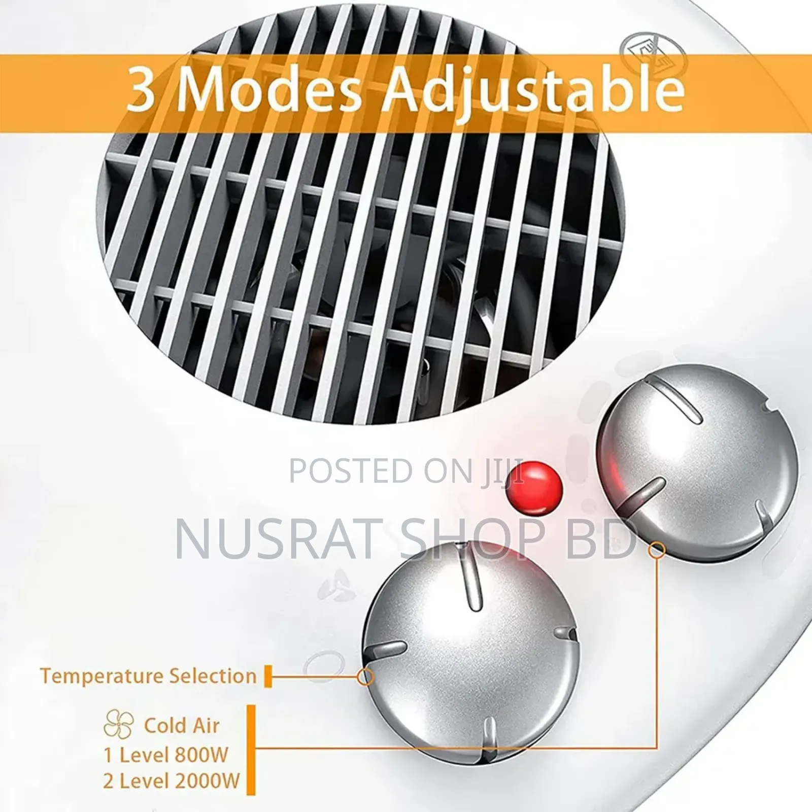 Nova Rep-1207a Electric Room Heater
Code : 11433