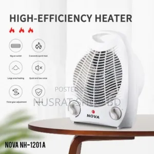 Nova Rep-1201a Electric Fan Room Heater 2000w
Code : 11382