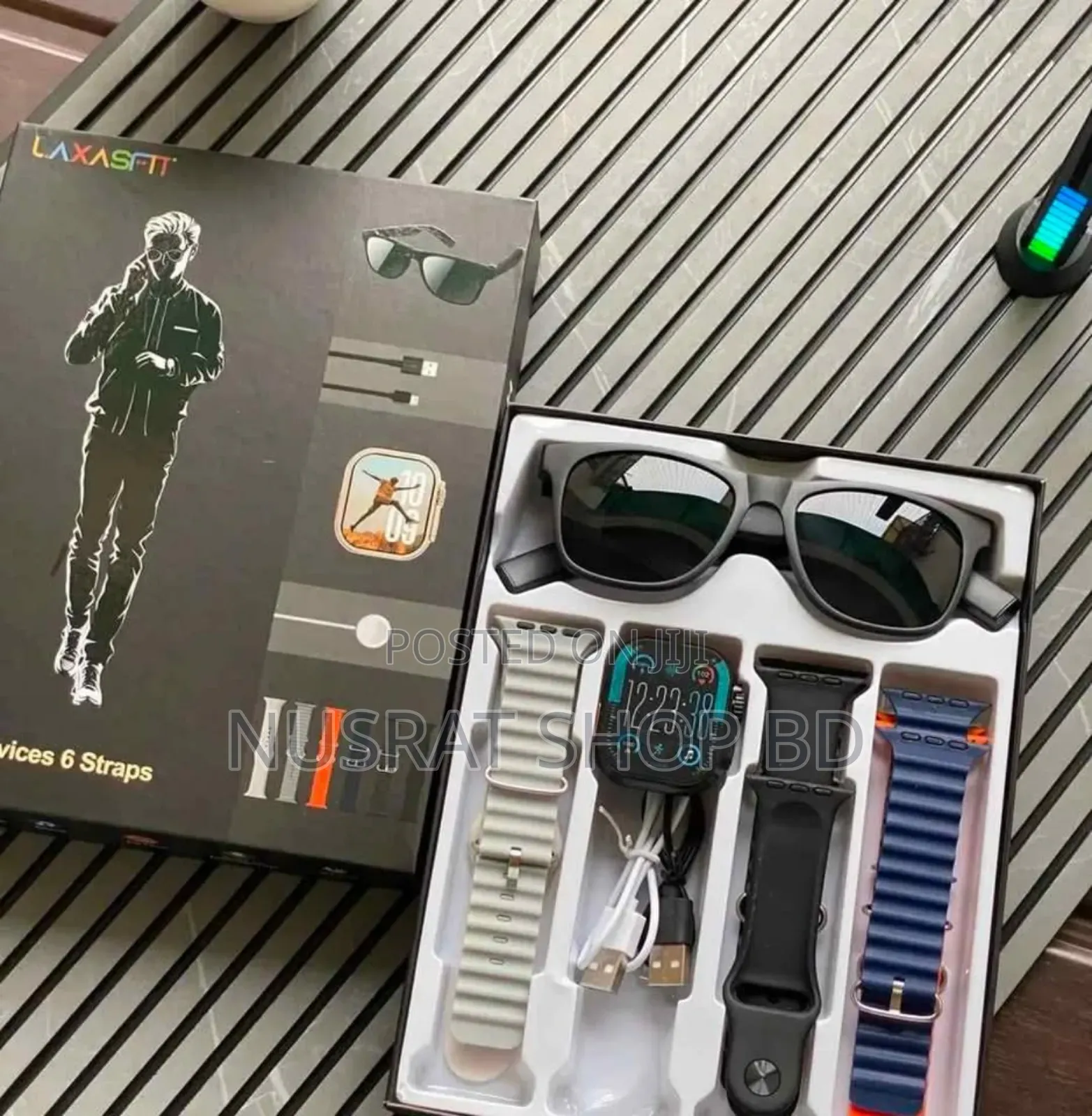 Laxasfit Smartwatch Set – 2 Devices With 6 Straps
Code : 11645