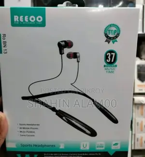 Reeoo Ro Bn 14 ব্লুটুথ ৫.০ ওয়্যারলেস নেকব্যান্ড ইয়ারফোন