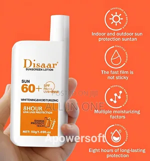 Disaar Sunscreen Lotion Sun 60+ SPF Pa++