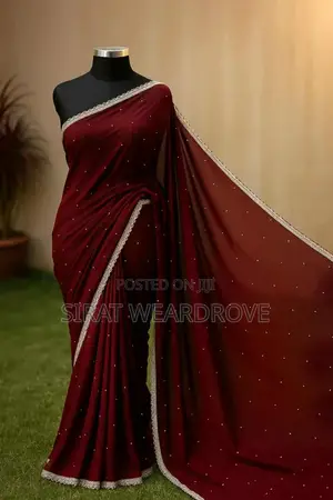 Photo - জর্জেট স্টোন কাজে করা শাড়ি 
R