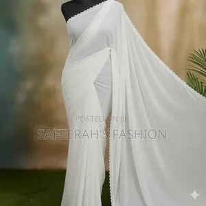 জর্জেট স্টোন কাজে করা শাড়ি 
R