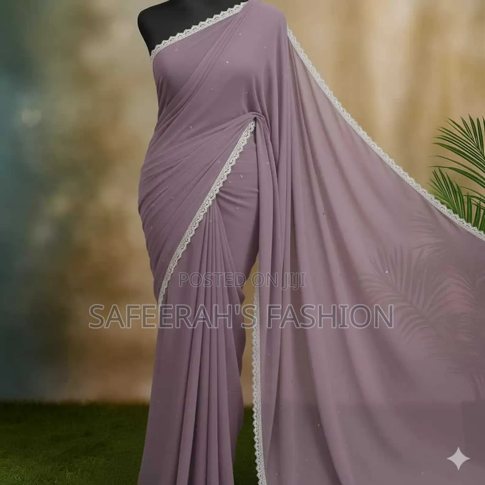 জর্জেট স্টোন কাজে করা শাড়ি 
R