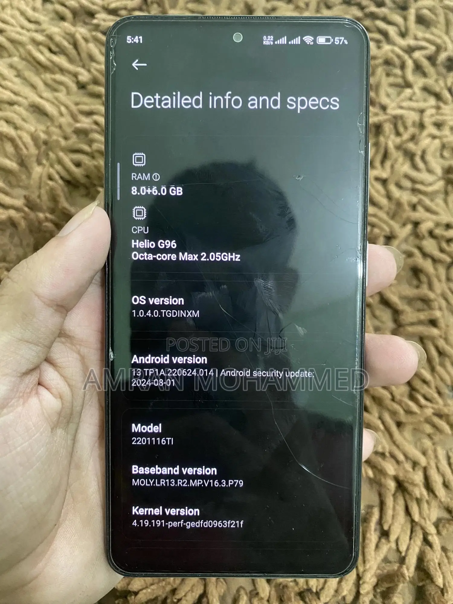 Xiaomi Redmi Note 11 Pro 128 GB White