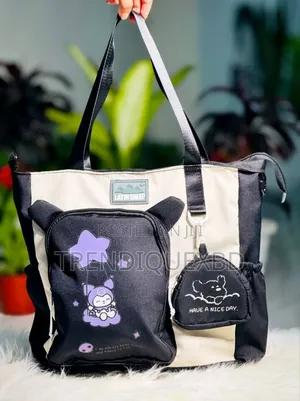 Photo - Cute Happy Vibes Shoulder Bag – For Girls | Campus Travel Bag