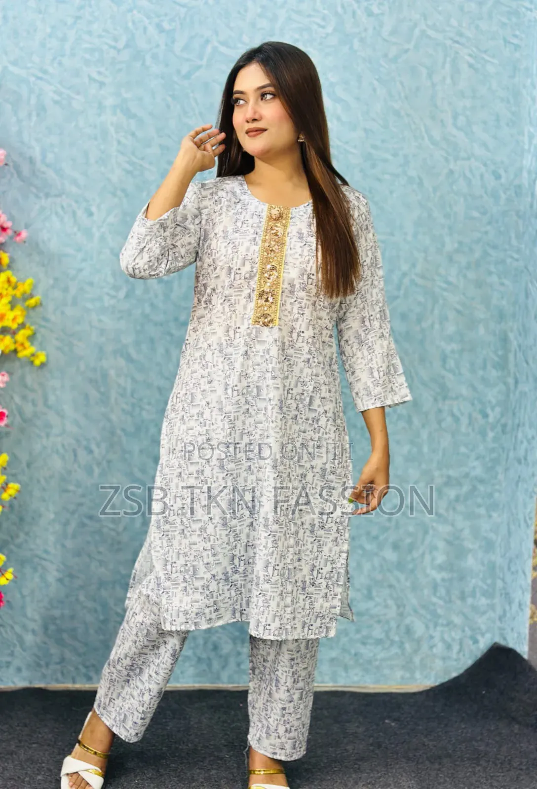  নিউ কটন ২ পিস সেট: জামা+পায়জামা  নতুন আপডেট