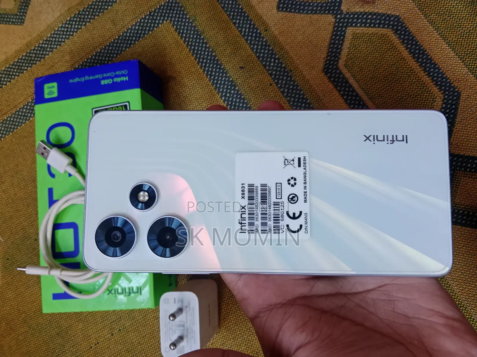 Infinix Hot 30 128 GB White