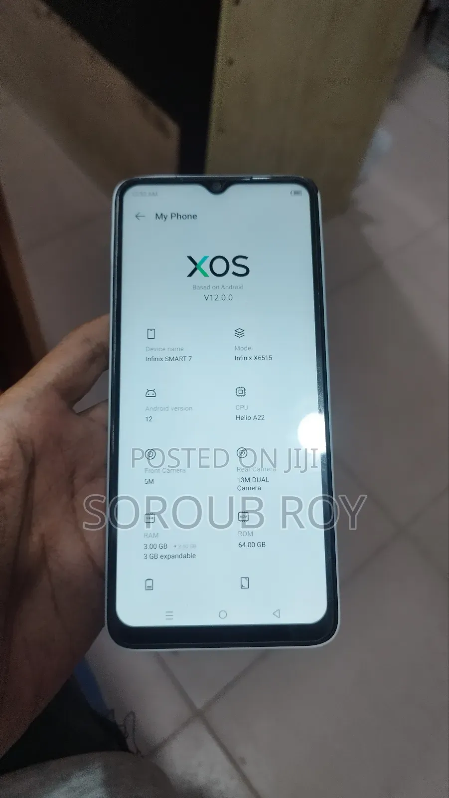 Infinix Smart 7 64 GB White