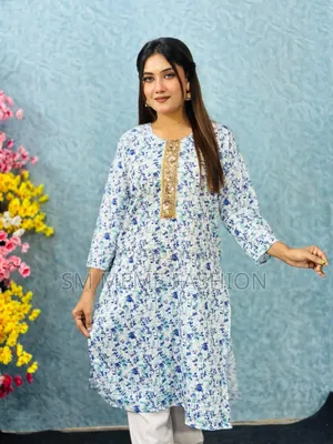 New Cotton 2-Piece Set: Kameez + Pajama