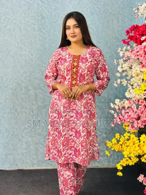 New Cotton 2-Piece Set: Kameez + Pajama