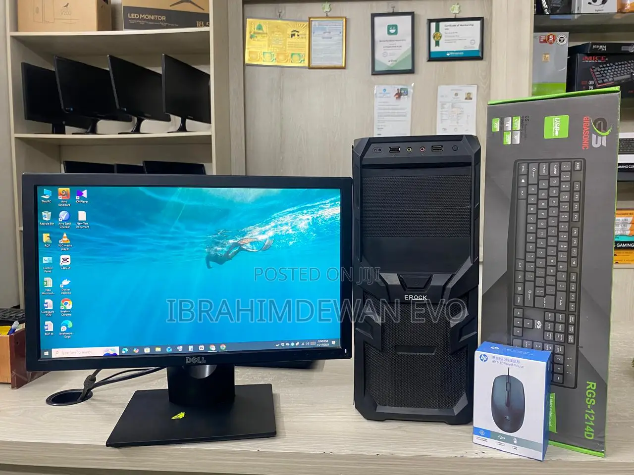 Desktop Computer 8GB Intel Core I3 SSD 128GB