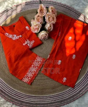 Embroidery Cotton Co-Ord Set