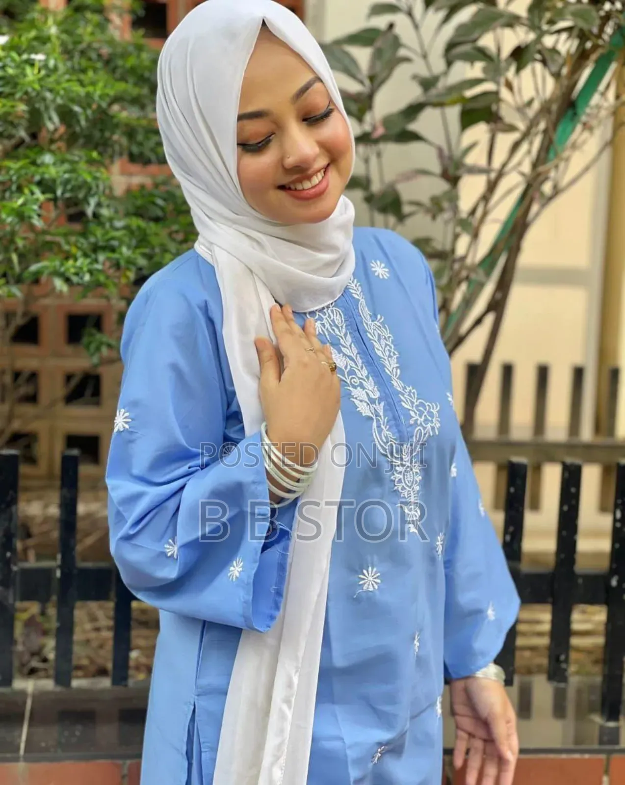 Embroidery Cotton Co-Ord Set