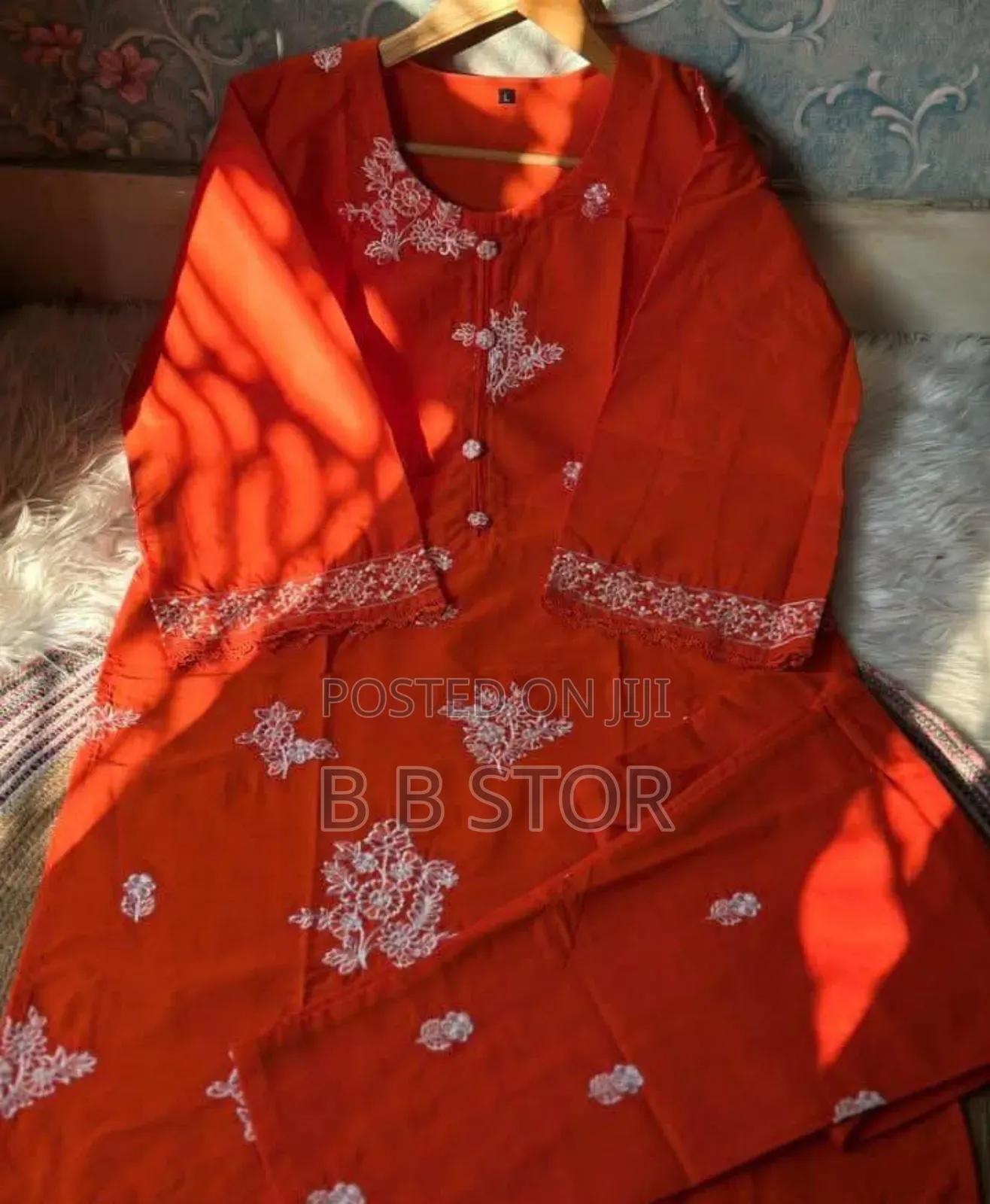 Embroidery Cotton Co-Ord Set