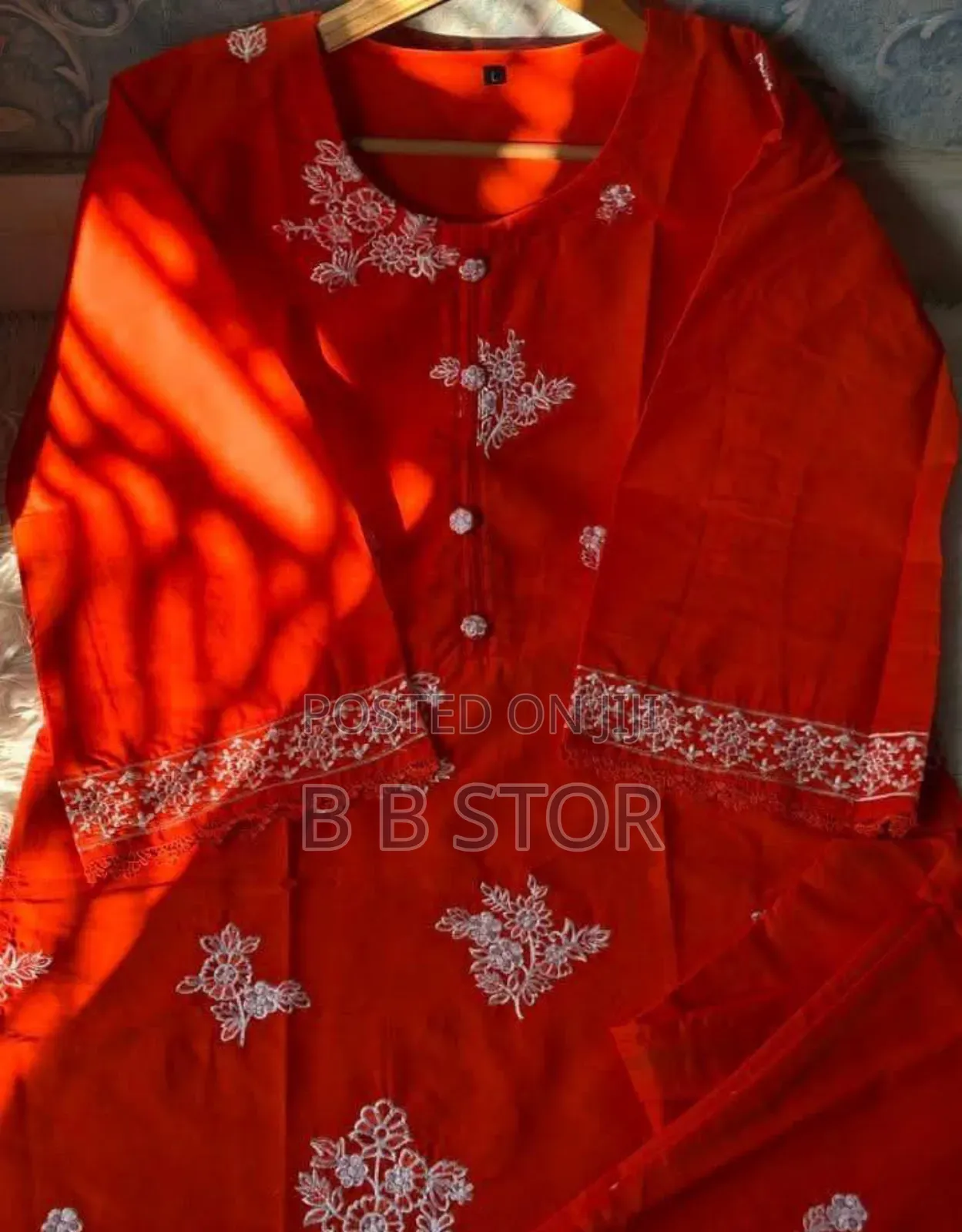 Embroidery Cotton Co-Ord Set