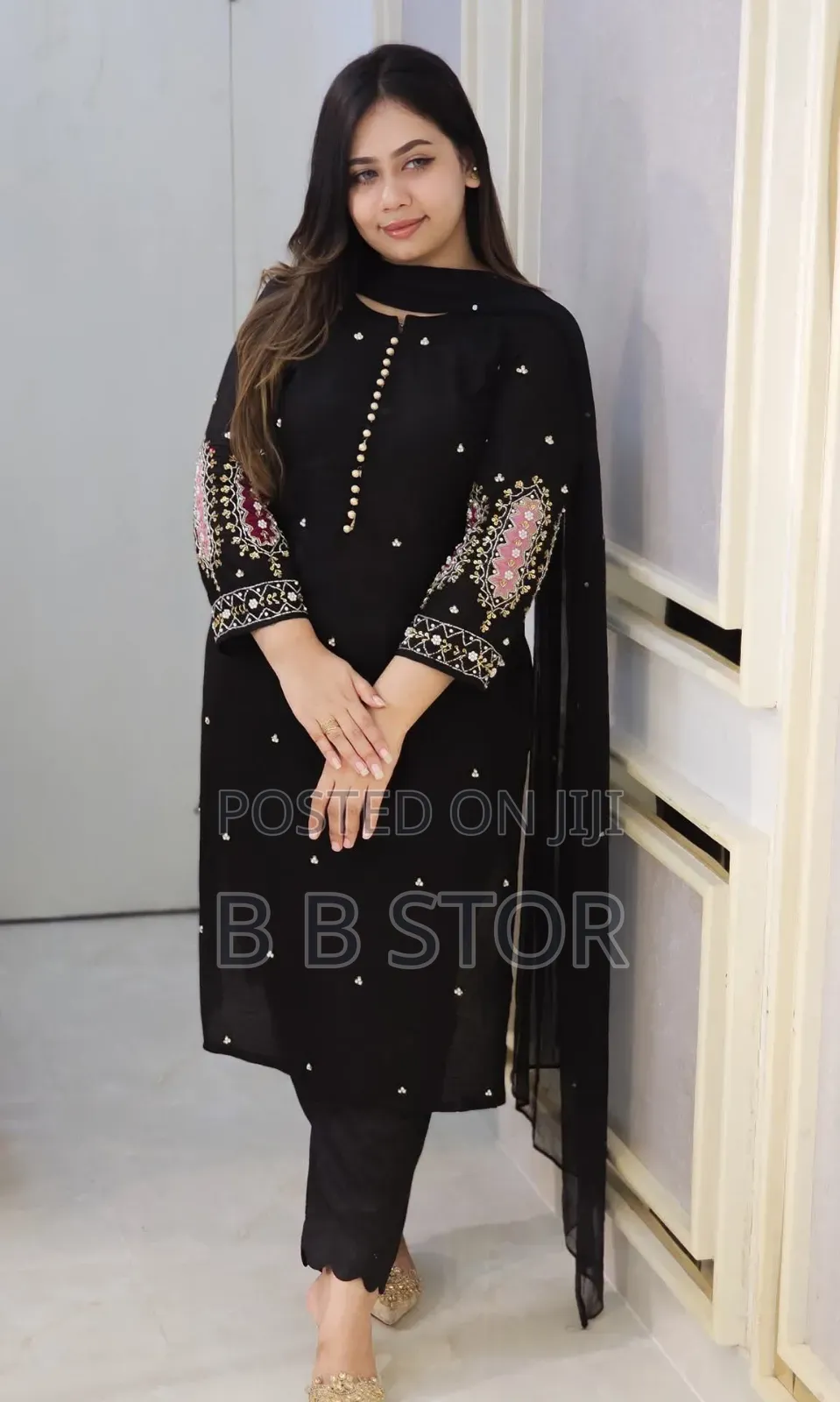 Embroidery Three Piece