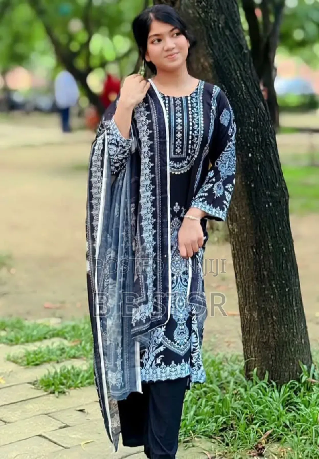 Digital Print Three Piece High Quality Work