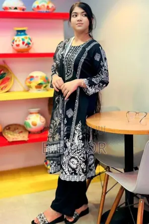 Digital Print Three Piece High Quality Work